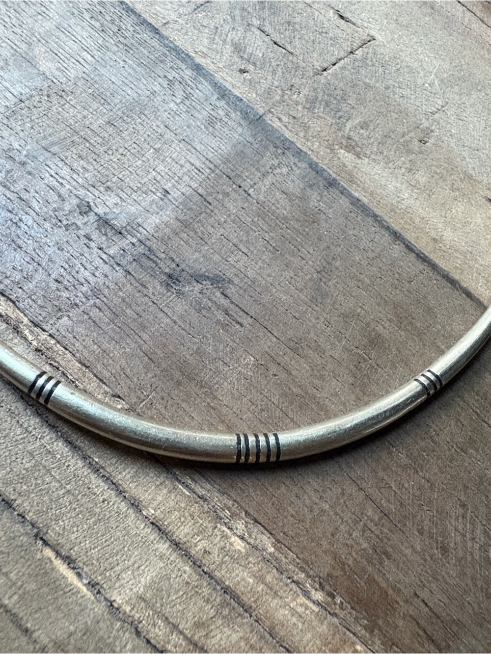 Minimalist Tuareg West African handcrafted Collar style Necklace - Picture 2 of 7